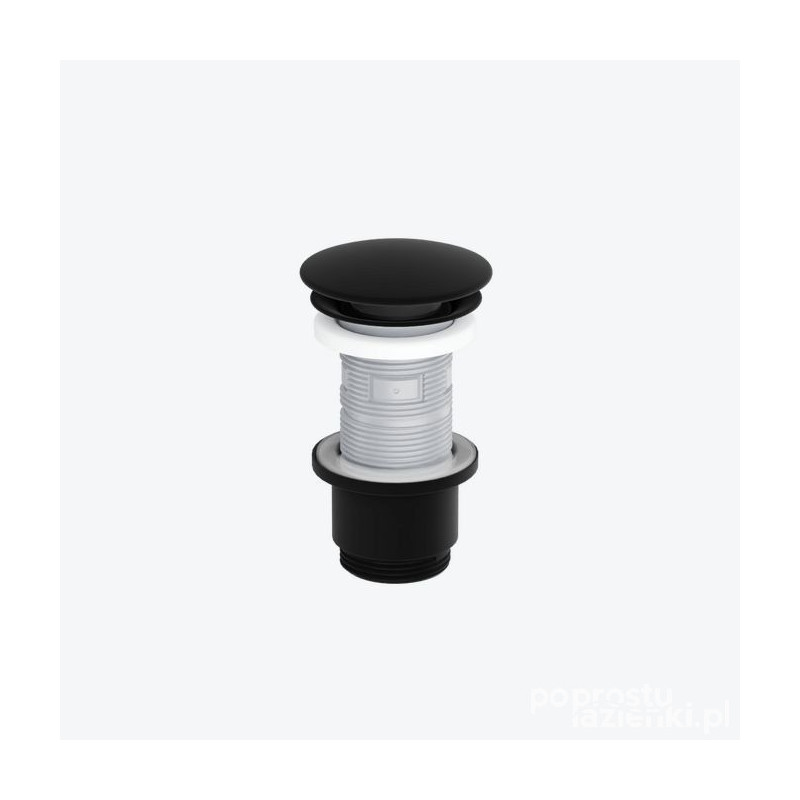 Korek klik-klak Design czarny/czarny Excellent (ARIN.1485.K.01.BLMBL)