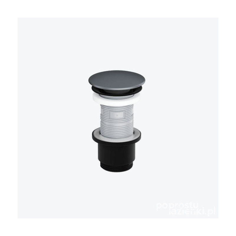Korek klik-klak Design czarny/grafit mat Excellent (ARIN.1485.K.01.GRMBL)