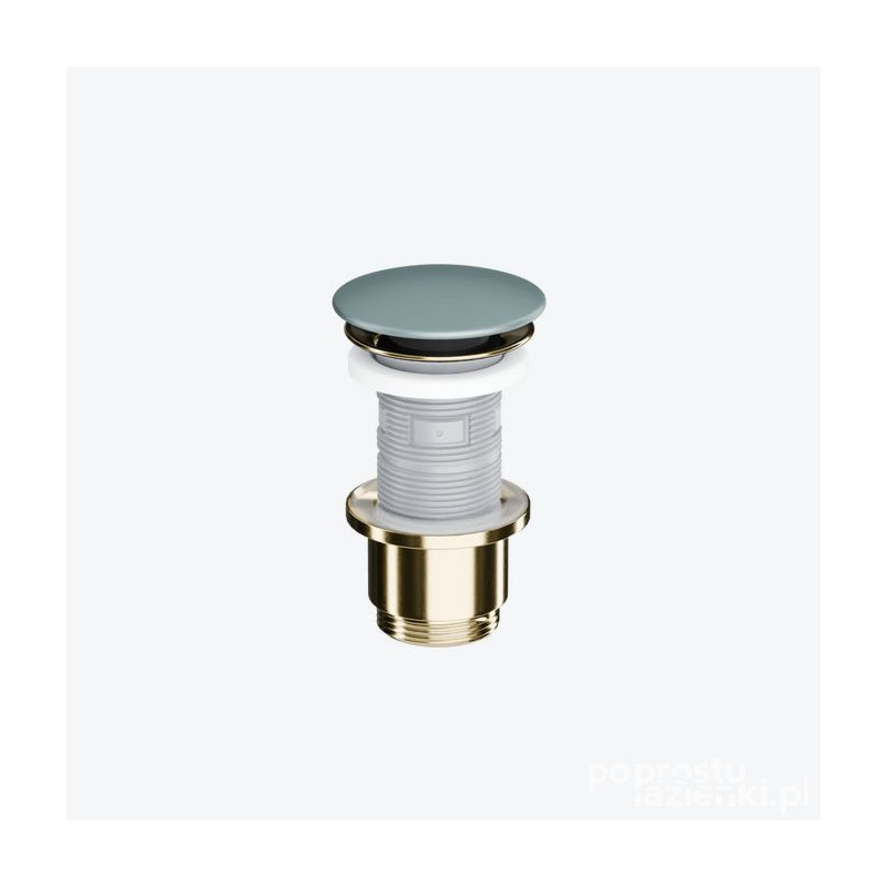 Korek klik-klak Design złoty połysk/mint blue mat Excellent (ARIN.1485.K.01.MBMGL)