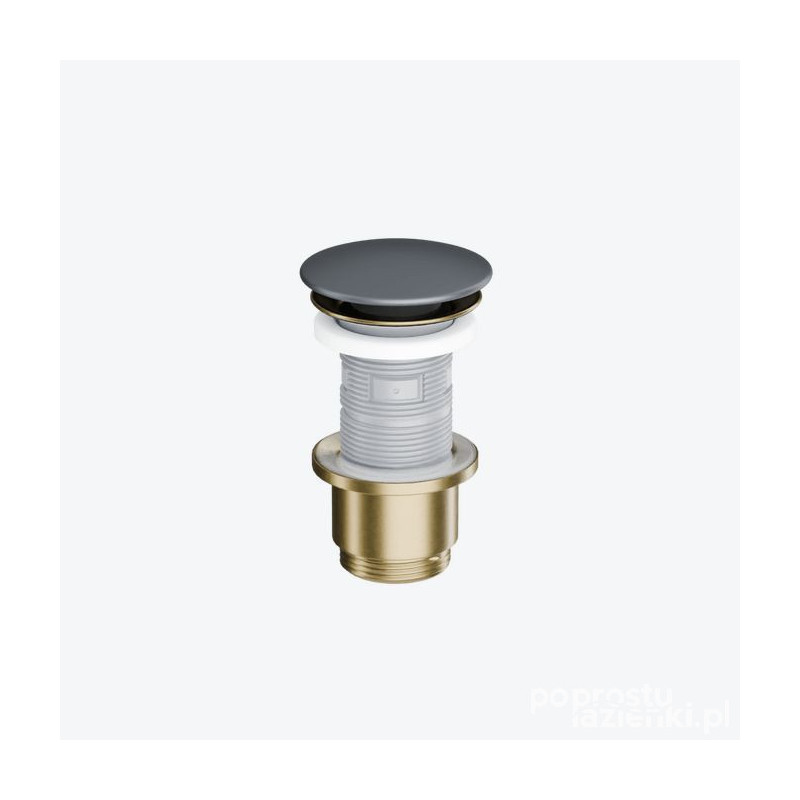 Korek klik-klak Design złoty szczotkowany/grafit mat Excellent (ARIN.1485.K.01.GRMGB)