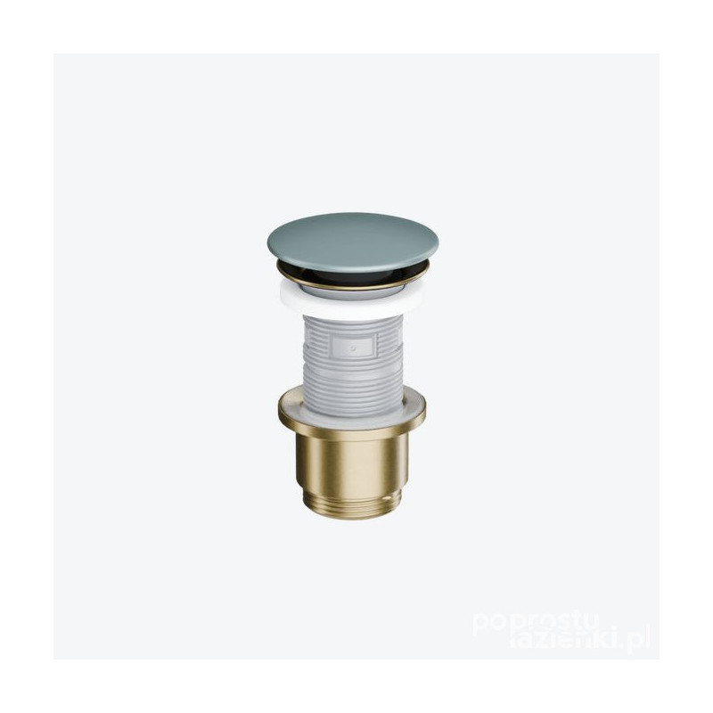 Korek klik-klak Design złoty szczotkowany/mint blue mat Excellent (ARIN.1485.K.01.MBMGB)