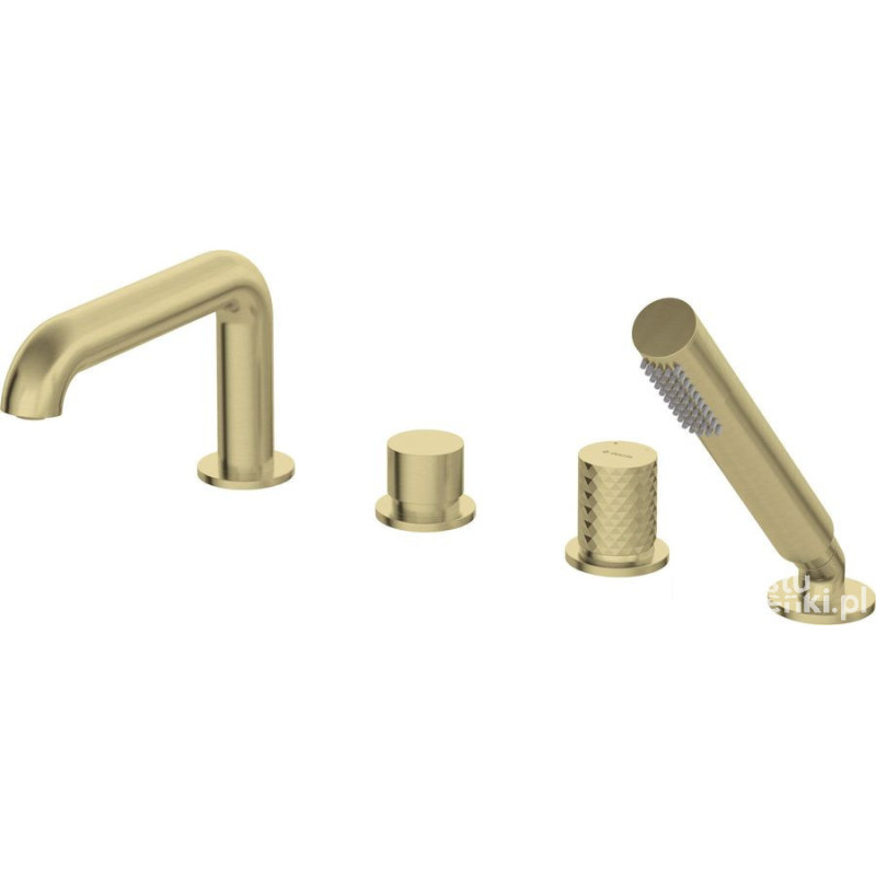 Bateria wannowa 4-otworowa z zestawem prysznicowym Deante (BHS R14M)