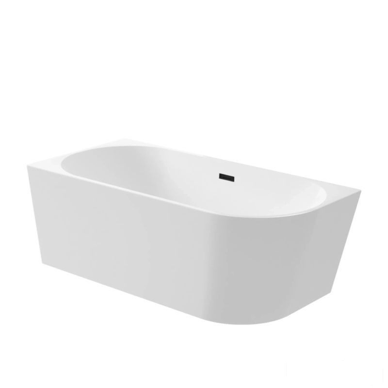 Wanna narożna 160x80 lewa z pokrywką black Avola Balneo (J0101030502-1)