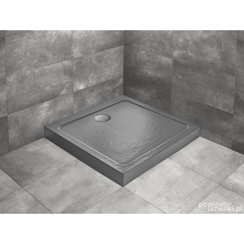Brodzik kwadratowy 90x90 Doros C Compact Stone antracytowy Radaway (SDRC9090-05-64S)