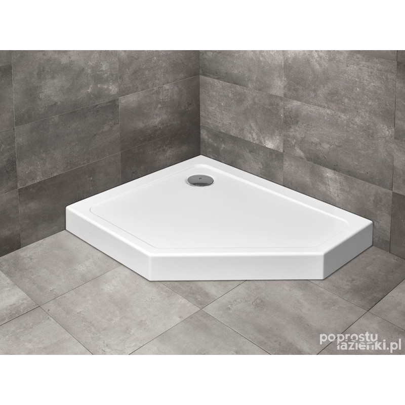 Brodzik pięciokątny 100x80 Doros PT E Compact Radaway (SDRPTP1080-05L)