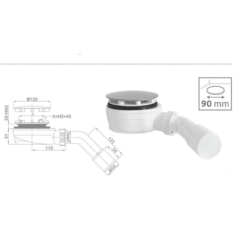 Syfon R510 Radaway (R510)