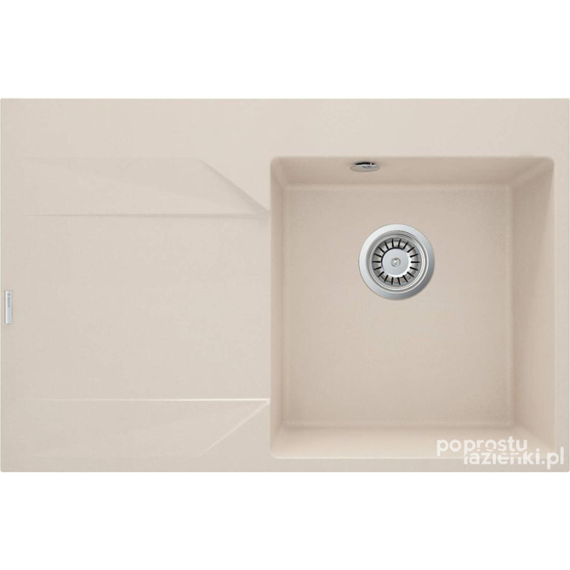 Zlewozmywak granitowy 1-komorowy z ociekaczem - lewy Deante (ZQJ 511L)
