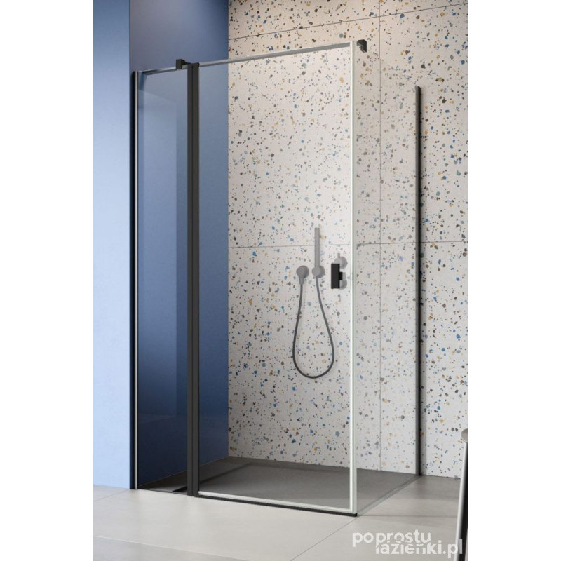 Kabina prysznicowa 90x80 Nes KDJ II Black Radaway (10032090-54-01L + 10039080-01-01)