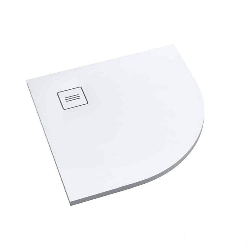 Brodzik półokrągły 90x90 Protos Smooth White Schedpol (3SP.P1O-9090-M1)