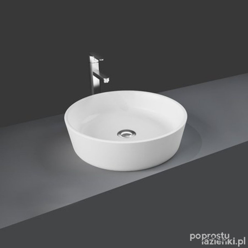 Moon umywalka nablatowa okrągła 42 cm biały połysk Rak - moon RAK Ceramics (MOWB00006)