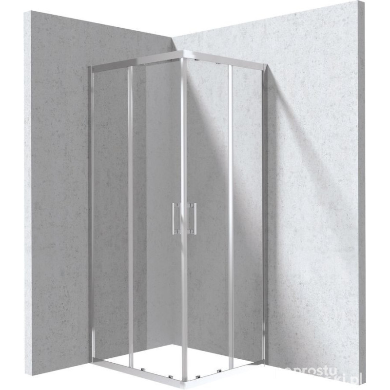 Kabina prysznicowa prostokątna 80x90 cm Deante (KYC 0089P)