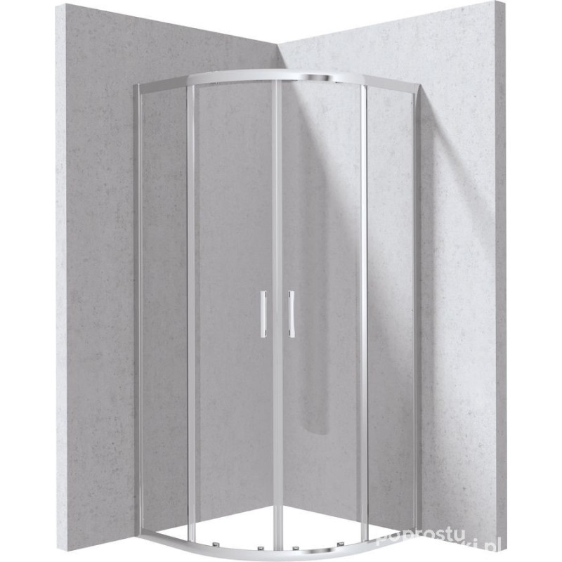 Kabina prysznicowa półokrągła 90x90 cm Deante (KYP 0099P)