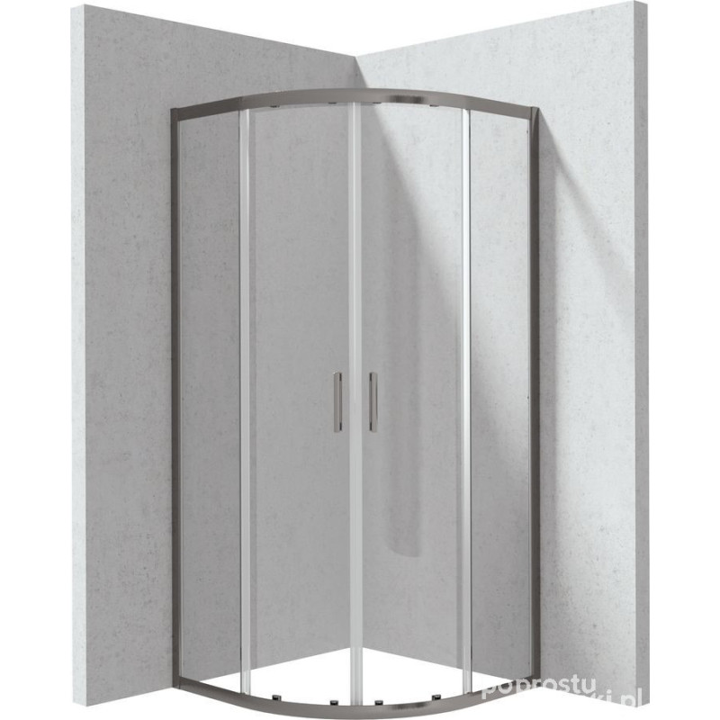 Kabina prysznicowa półokrągła 90x90 cm Deante (KYP D099P)