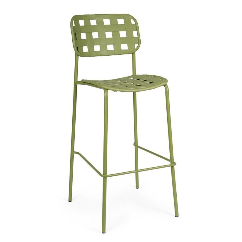Bizzotto krzesło barowe ogrodowe clover   zielone  RAK Ceramics (B-650039)