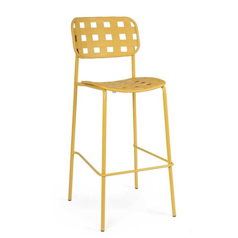 Bizzotto krzesło barowe ogrodowe clover   żółte  RAK Ceramics (B-650038)