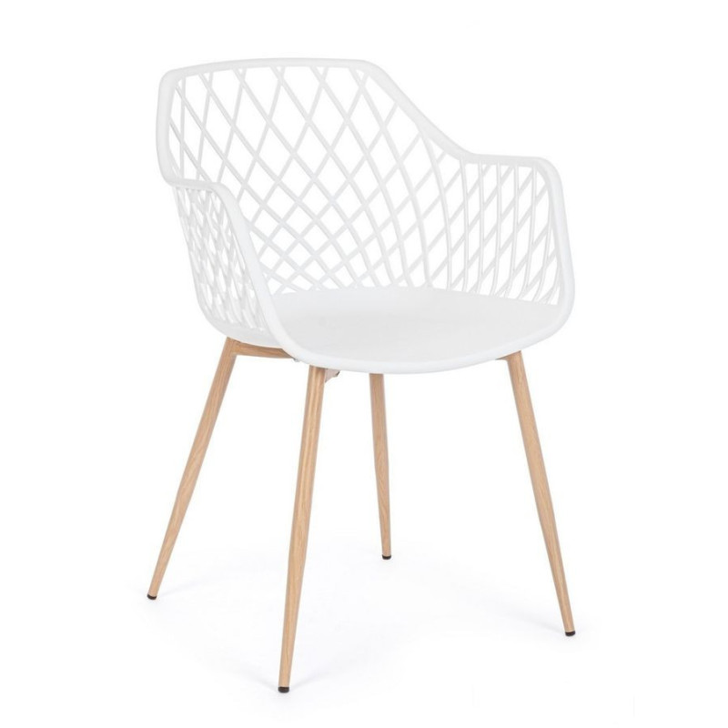 Bizzotto krzesło optik białe  RAK Ceramics (B-733414)