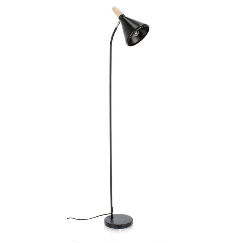 Bizzotto lampa podłogowa brill czarna  RAK Ceramics (B-827741)