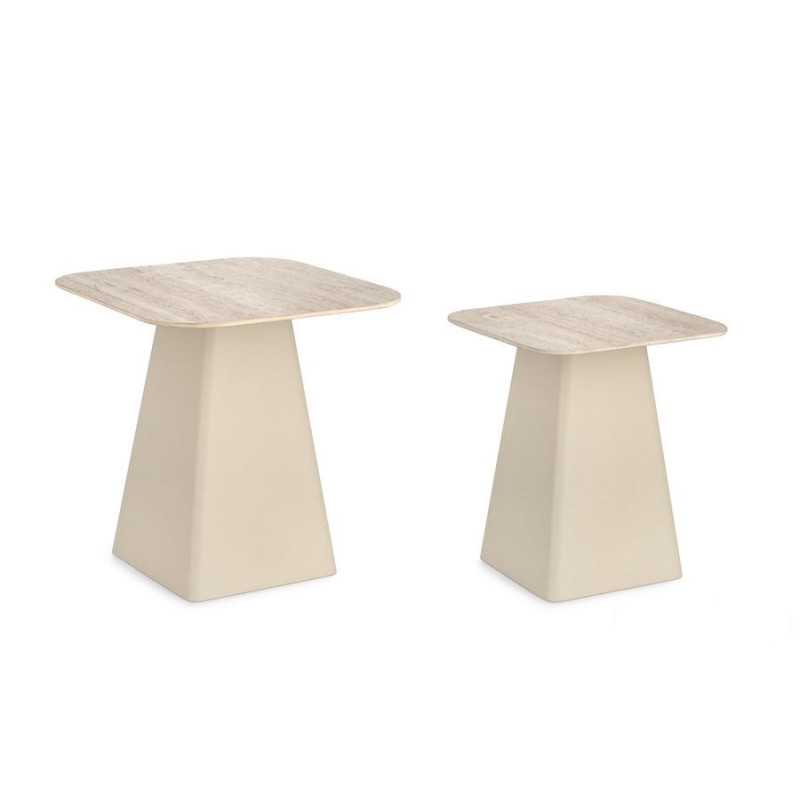 Bizzotto zestaw stolików kawowych hardy   sq beżowy  RAK Ceramics (B-747281)