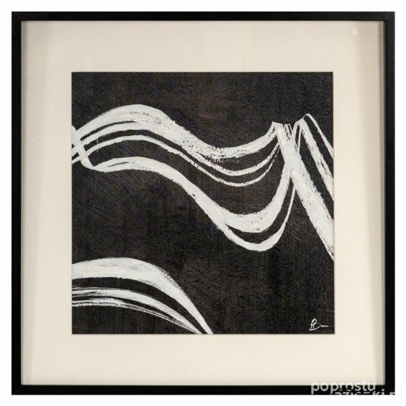 Richmond obraz jozy 80x80 cm              biało-czarny  RAK Ceramics (R-WA047)