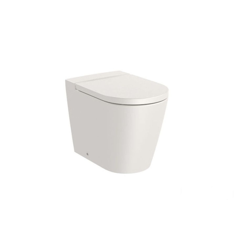 Miska wc stojąca Rimless BTW 560x370 BEŻ INSPIRA COLORS Roca (A347526650)
