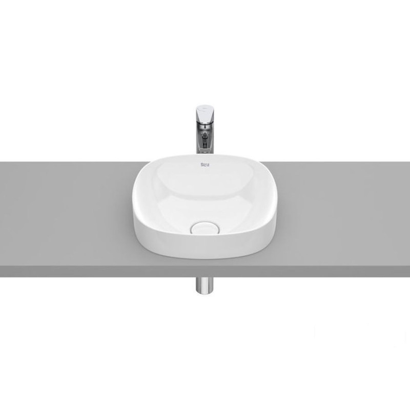 Umywalka 370x370 H75 FINECERAMIC ® BIAŁY MAT INSPIRA COLORS Roca (A32750R620)