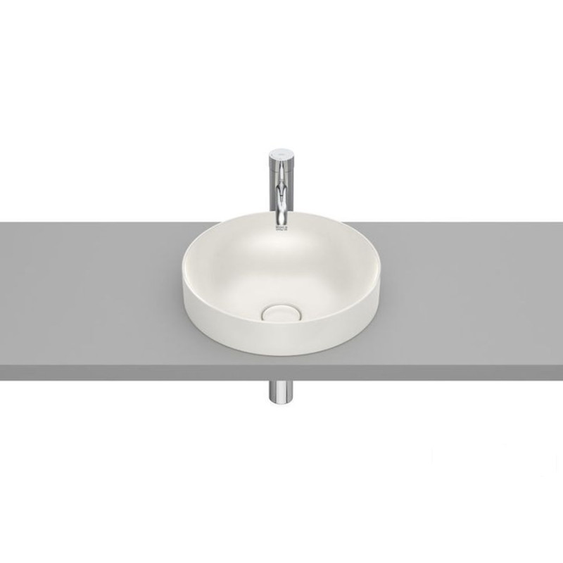 Umywalka 370x370 H75 FINECERAMIC® BEŻ INSPIRA COLORS Roca (A32752R650)