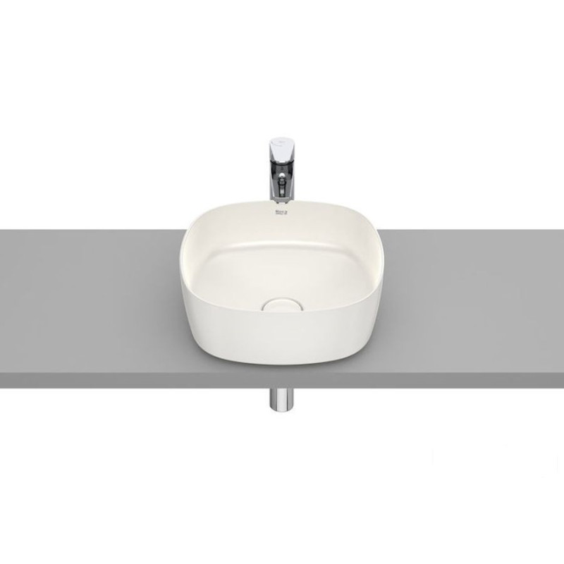 Umywalka 370x370 OCT FINECERAMIC ® BEŻ INSPIRA COLORS Roca (A327502650)