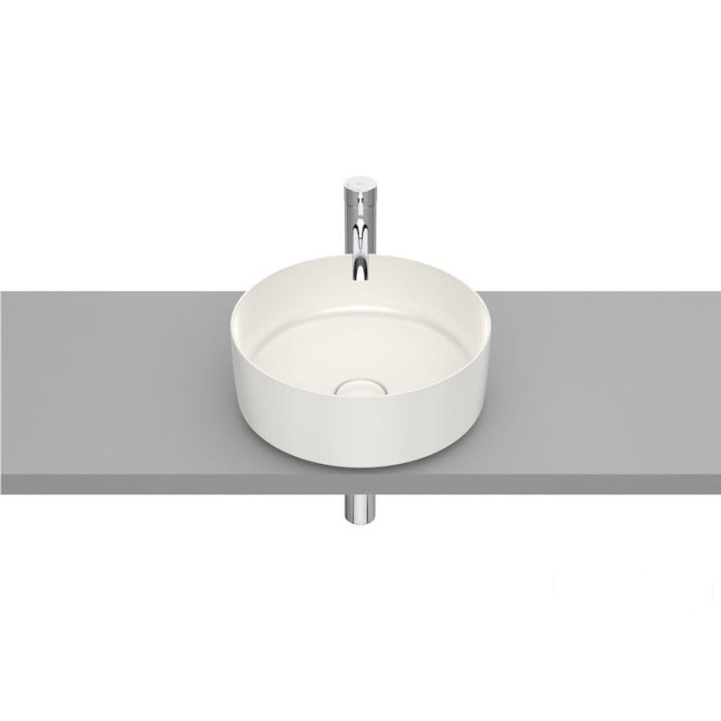 Umywalka 370x370 OCT FINECERAMIC ® BEŻ INSPIRA COLORS Roca (A327523650)