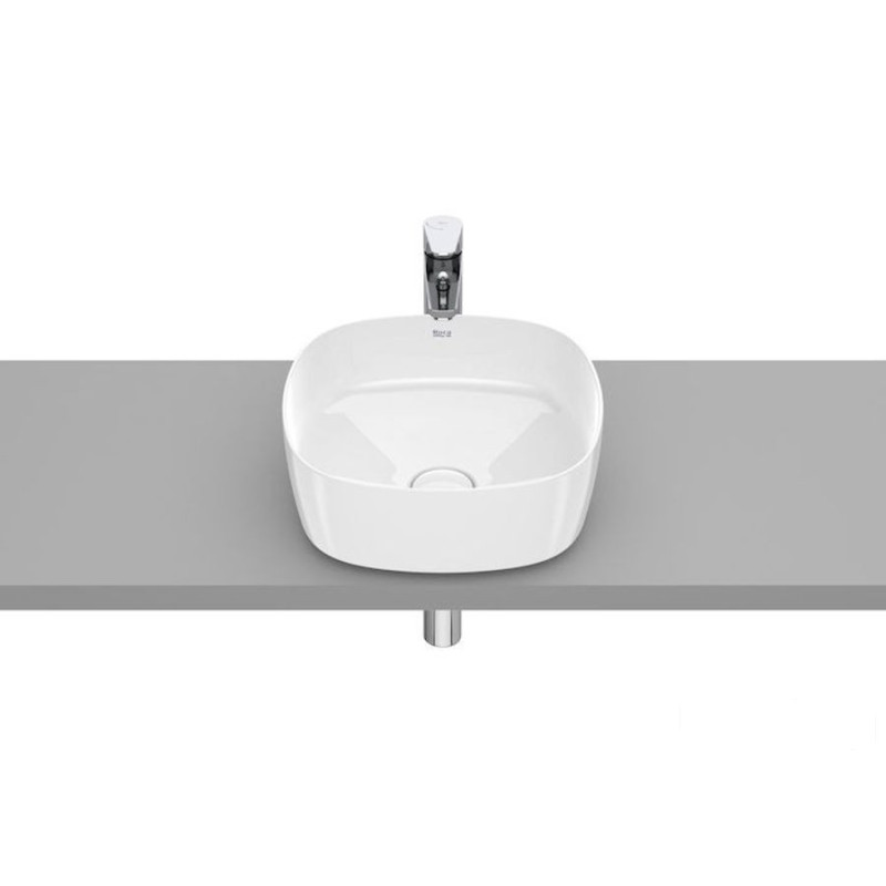 Umywalka 370x370 OCT FINECERAMIC ® BIAŁY MAT INSPIRA COLORS Roca (A327502620)