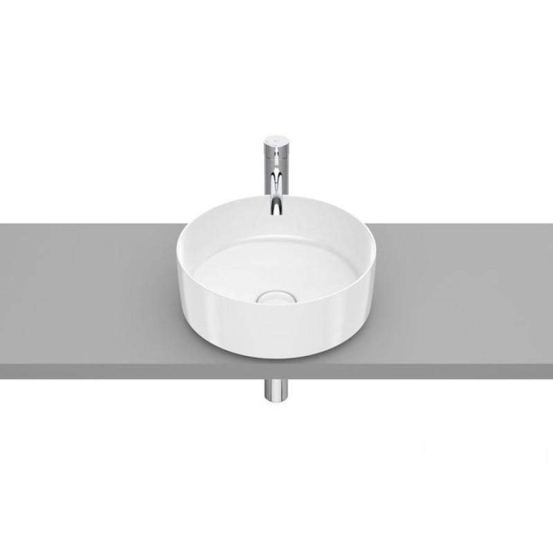 Umywalka 370x370 OCT FINECERAMIC ® BIAŁY MAT INSPIRA COLORS Roca (A327523620)