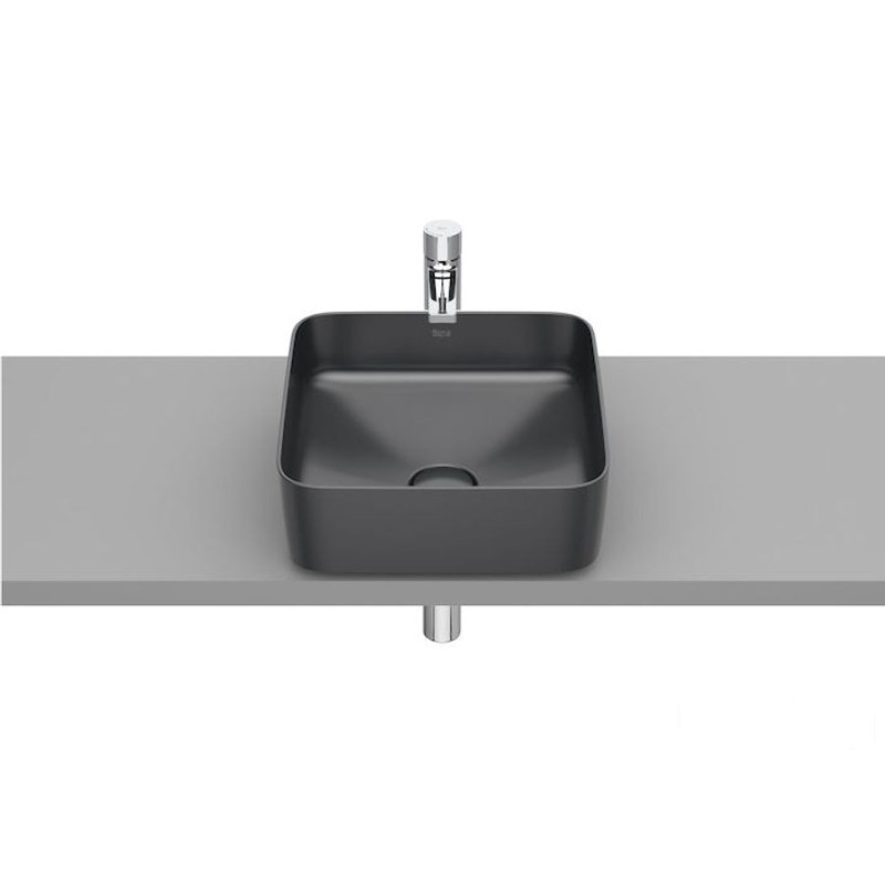 Umywalka 370x370 OCT FINECERAMIC ® ONYX INSPIRA COLORS Roca (A327532640)