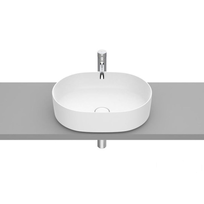 Umywalka 500X370 OCT FINECERAMIC ® BIAŁY MAT INSPIRA COLORS Roca (A327520620)