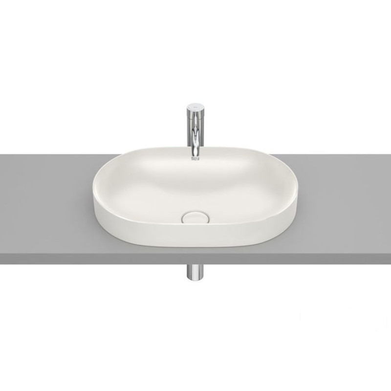 Umywalka 550x370 H75 FINECERAMIC ® BEŻ INSPIRA COLORS Roca (A327527650)