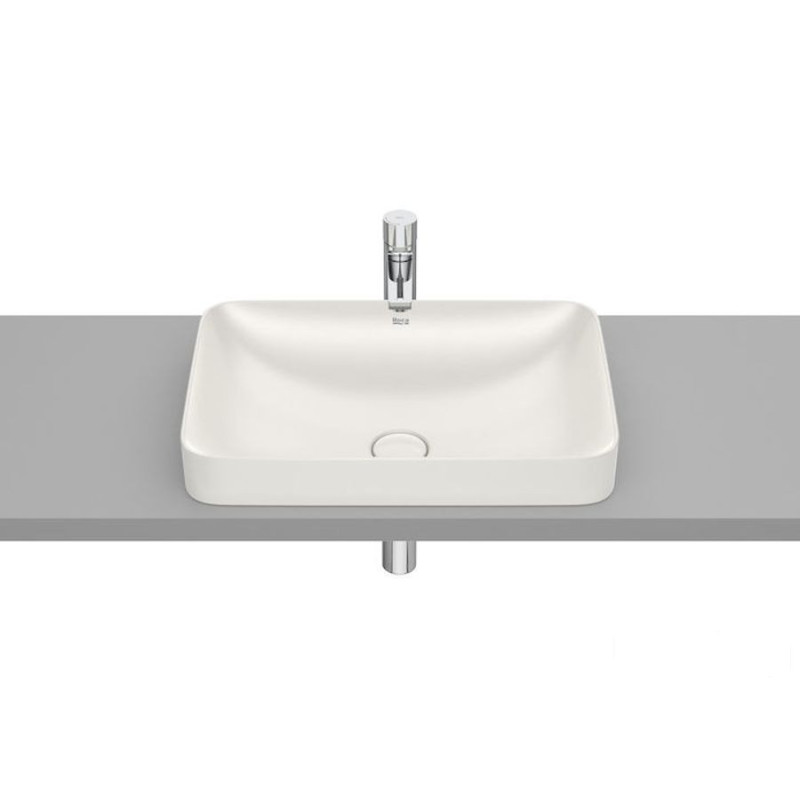 Umywalka 550x370 H75 FINECERAMIC ® BEŻ INSPIRA COLORS Roca (A327534650)