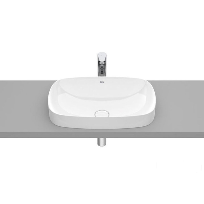 Umywalka 550x370 H75 FINECERAMIC ® BIAŁY MAT INSPIRA COLORS Roca (A327504620)