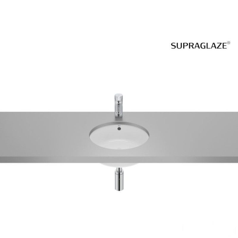Umywalka podblatowa okrągła 35 cm Supraglaze® GAP Roca (A3270YBS00)