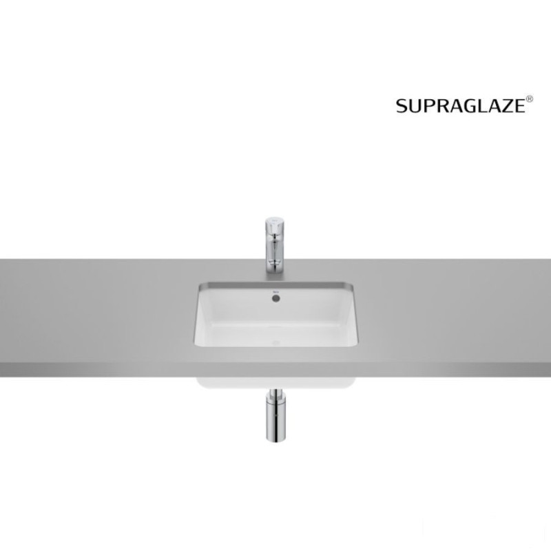 Umywalka podblatowa prostokątna 40x35 cm Supraglaze® GAP Roca (A3270YES00)