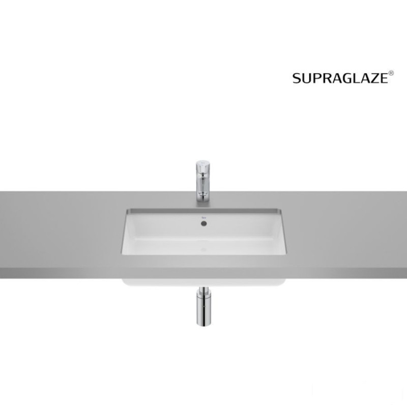 Umywalka podblatowa prostokątna 55x35 cm Supraglaze® GAP Roca (A3270YFS00)