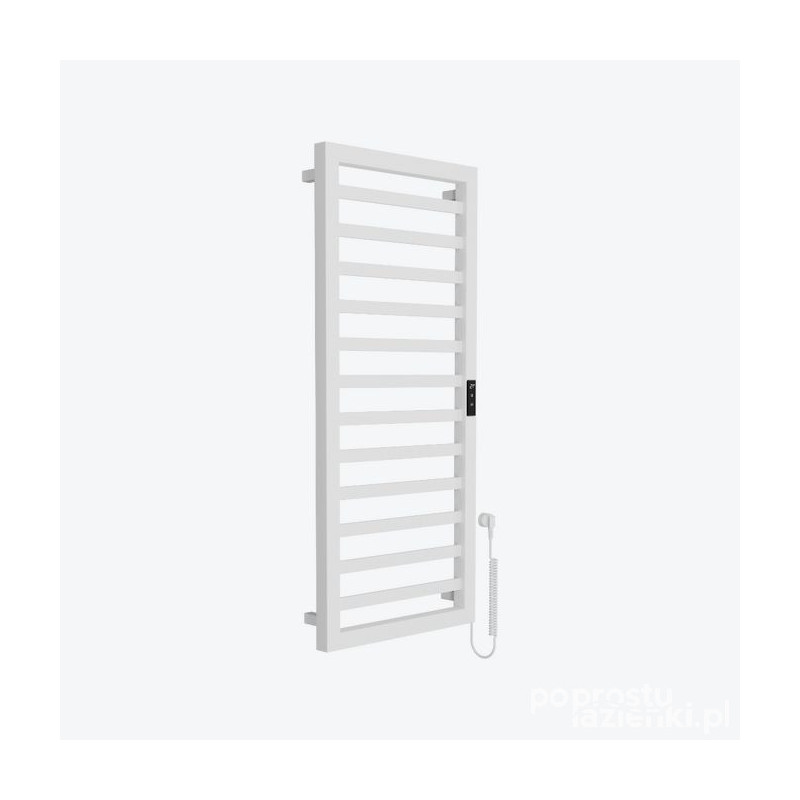 Grzejnik łazienkowy elektryczny 115x50 cm Brego Smart biały mat Excellent (GREX.BRS115.WH)