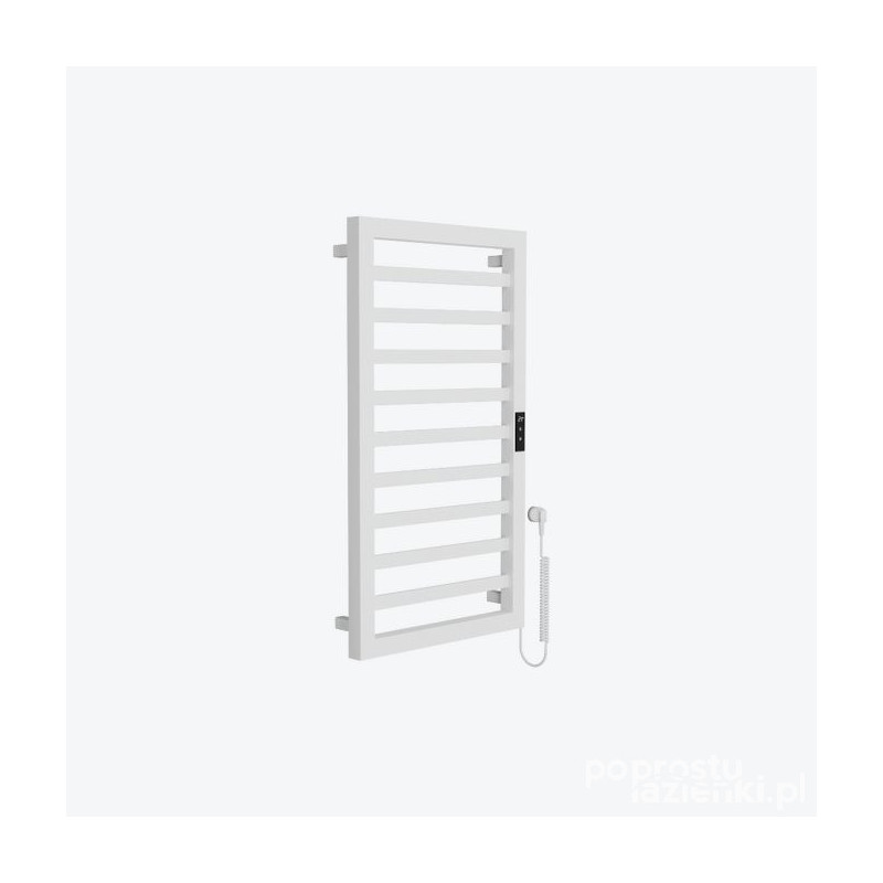 Grzejnik łazienkowy elektryczny 91x50 cm Brego Smart biały mat Excellent (GREX.BRS91.WH)