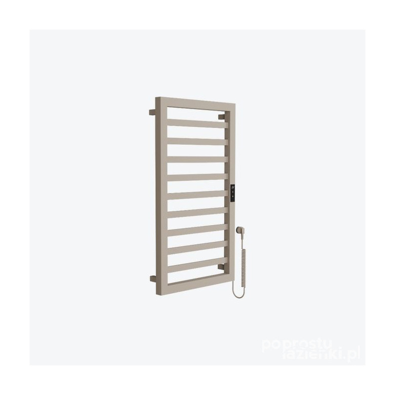 Grzejnik łazienkowy elektryczny 91x50 cm Brego Smart cappuccino Excellent (GREX.BRS91.CA)