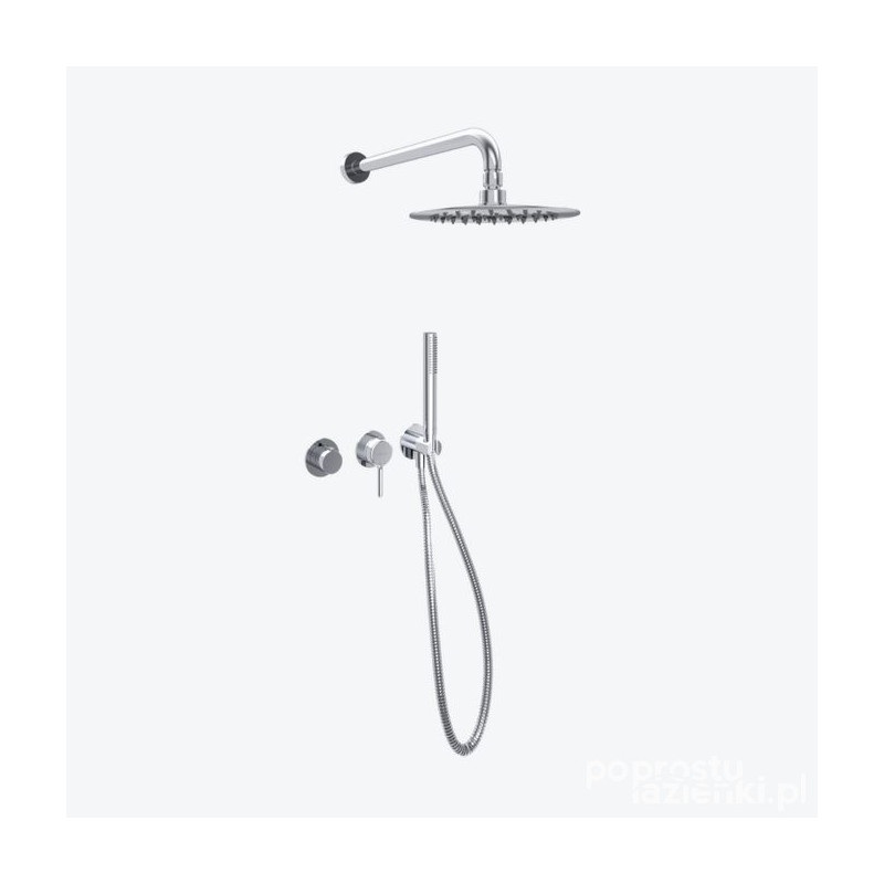 Zestaw prysznicowo-wannowy Pi chrom Excellent (AREX.1244.K.03CR)