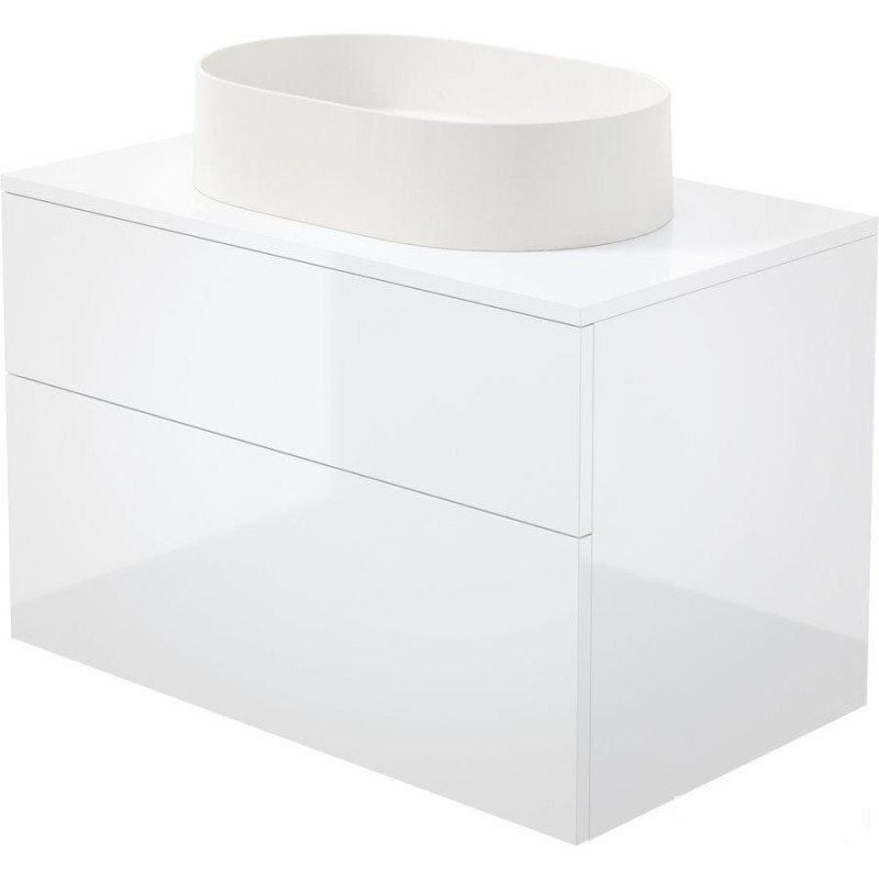 Szafka umywalkowa z umywalką granitową - 55x35 cm Deante (SD6B8SAU6S)