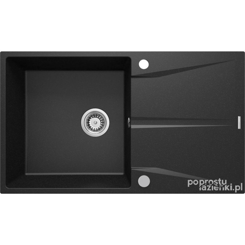 Zlewozmywak granitowy 1-komorowy z ociekaczem Deante (ZRC G11A)