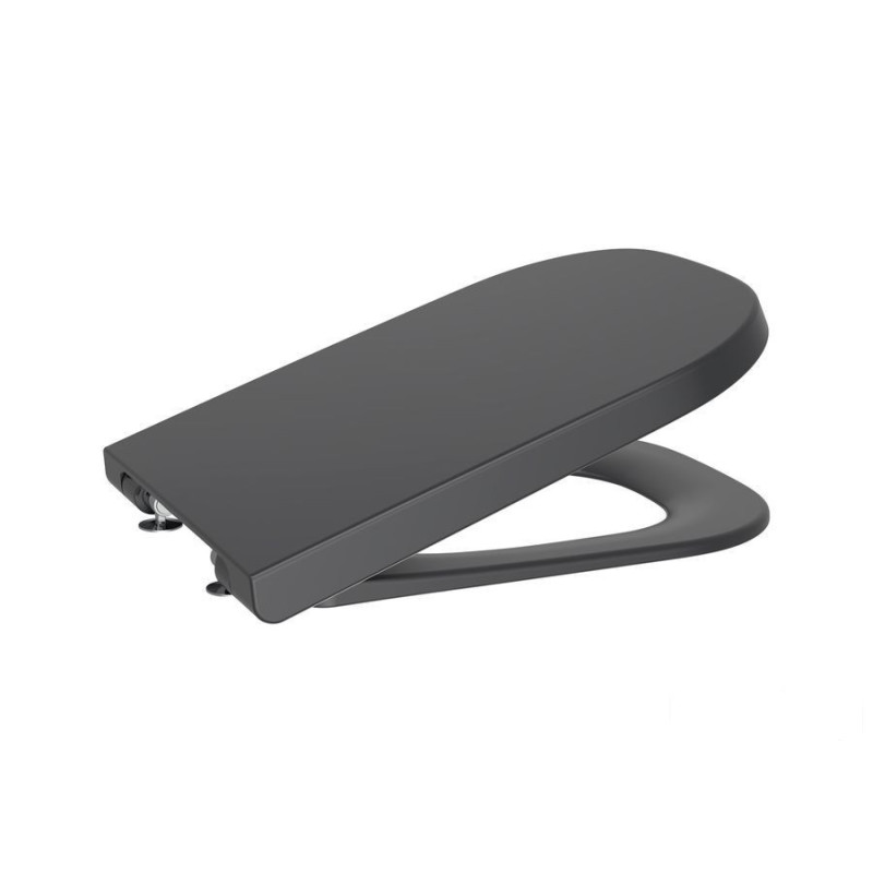 Deska wolnoopadająca Supralit®, szybki demontaż, CZARNY MAT GAP BLACK Roca (A80147208B)