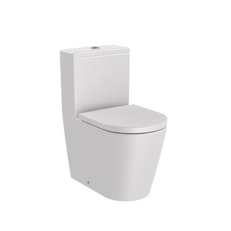 Miska wc do kompaktu Rimless BTW o/podwójny 600 mm PERŁA INSPIRA COLORS Roca (A342529630)