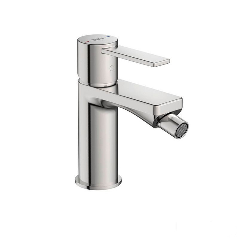 Bateria bidetowa bez korka Inox Targa Roca (A5A625FSM0)