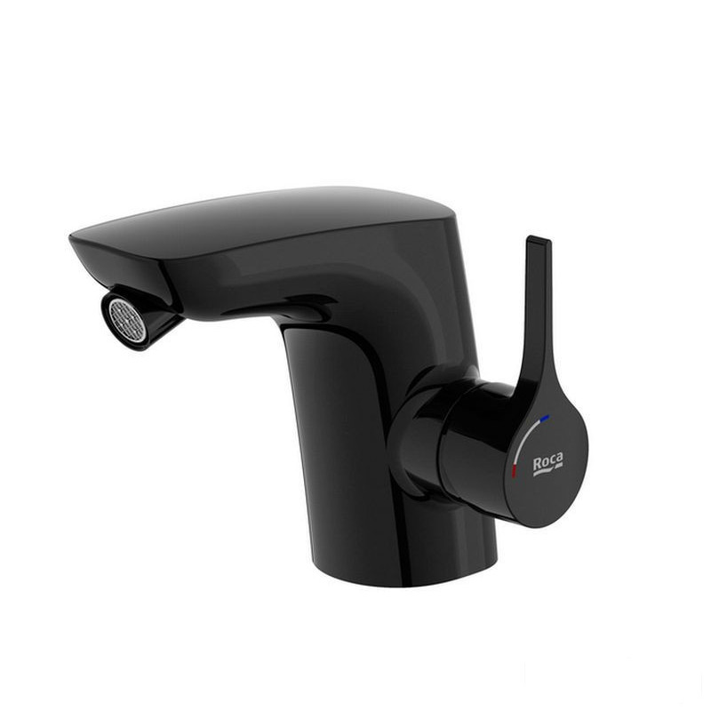 Bateria bidetowa jednouchwytowa bez korka Titanium Black Insignia Roca (A5A6A3ACN0)