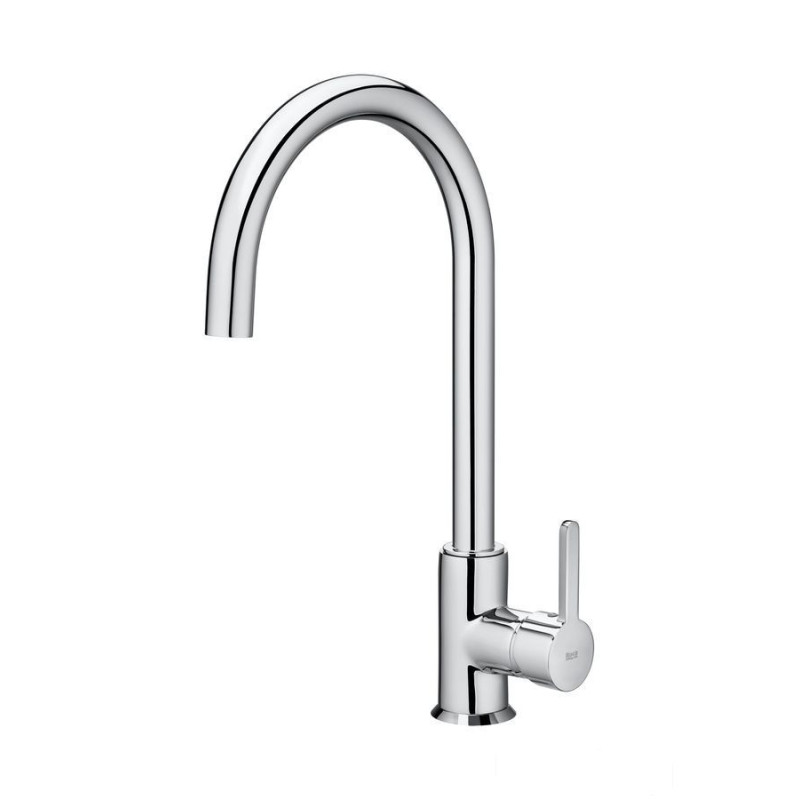 Bateria kuchenna wysoka wylewka chrom Carelia Roca (A5A848AC0K)