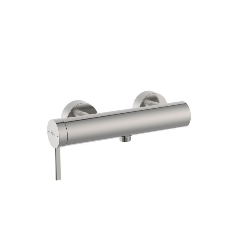 Bateria prysznicowa jednouchwytowa ścienna bez zestawu PVD Inox ONA Roca (A5A219ESM0)